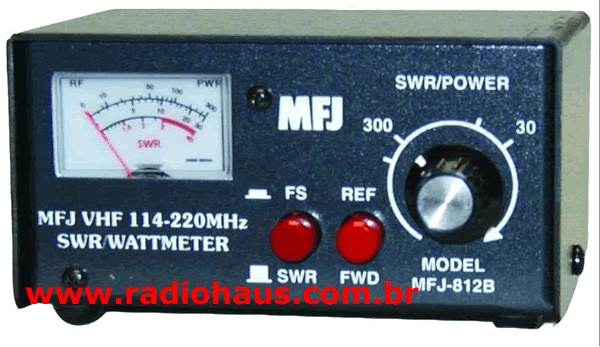 MFJ-812B Wattmetro / Medidor de ROE - VHF - MFJ