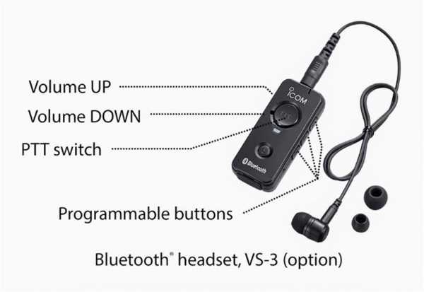 VS-3 Fone de Ouvidos Bluetooth Icom