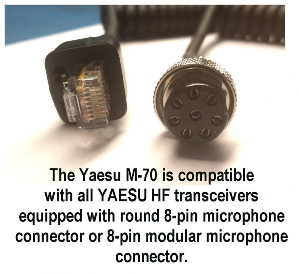 M-70 Microfone de Mesa Yaesu