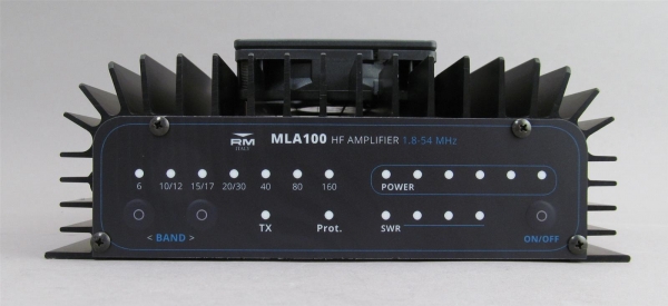 MLA-100V Amplificador 1,8-54MHz (160 a 6m) 100W com Ventilao RM Italy