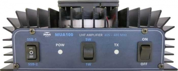 MUA-100 Amplificador de RF para UHF (405-480MHz) 100W RM Italy