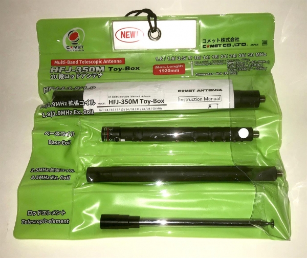 HFJ-350M Toy Box Comet Antena Porttil 10 Bandas para HF