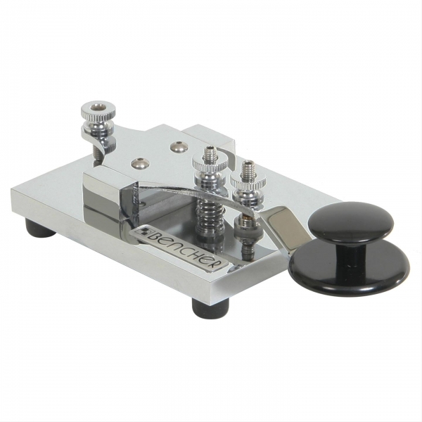 RJ-2 Bencher - Manipulador tipo Pica Pau para CW base cromada