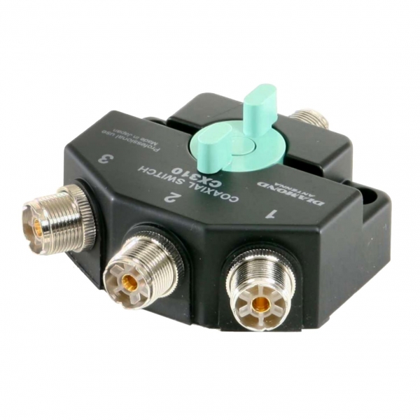 CX-310 Chave coaxial 3 posies conector UHF