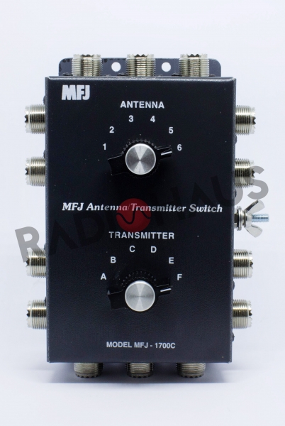 MFJ-1700C Chave Coaxial 6 posies, HF, 2kW