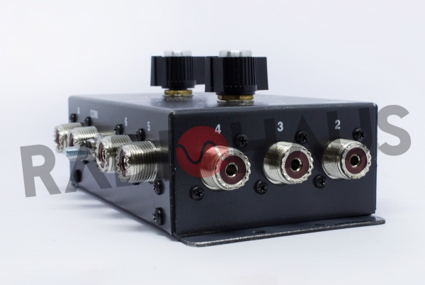 MFJ-1700C Chave Coaxial 6 posies, HF, 2kW