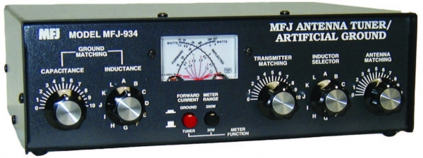 MFJ-934 Acoplador de antenas/ terra artificial para HF-MFJ