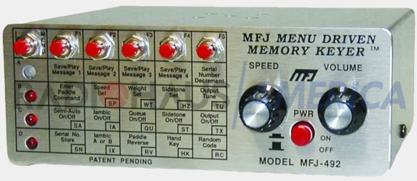 MFJ-492 Manipulador de CW com memria