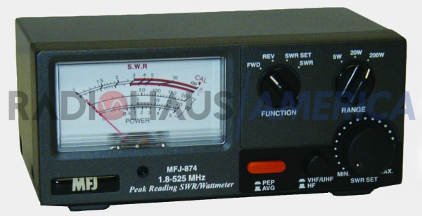 MFJ-872 Wattmetro/medidor ROE 1,8-200MHz 200W