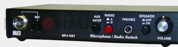 MFJ-1261 Interruptor Mic / rig, 1 entrada de microfone e 2 saidas equipamentos