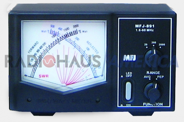 MFJ-891 Gigante SWR / Wattmetro, 1,6-60 MHz, 2kW