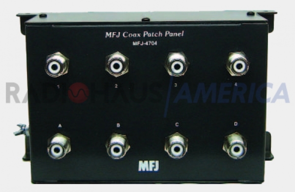 MFJ-4704 Coax patch panel, 4 positions