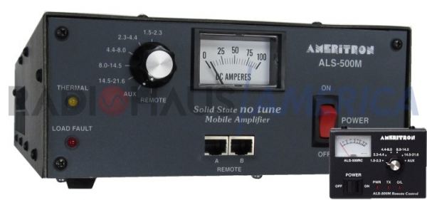ALS-500MRX Amplificador Mvel, remote combo, 500W, 12V, export