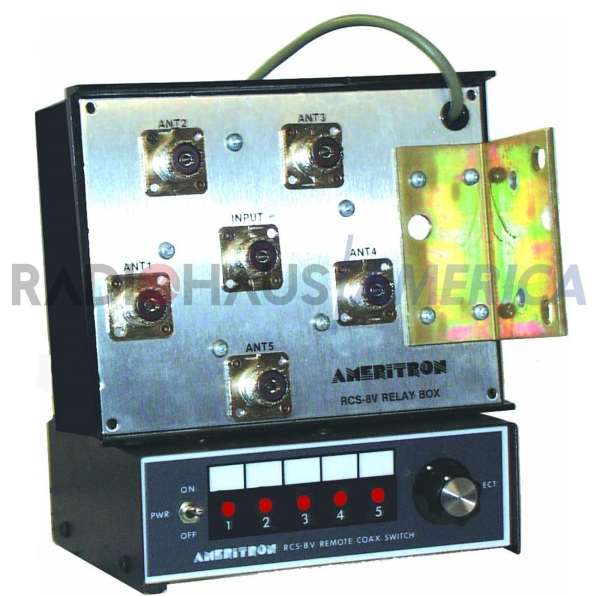 RCS-8V Interruptor coaxial remoto, 5 posies