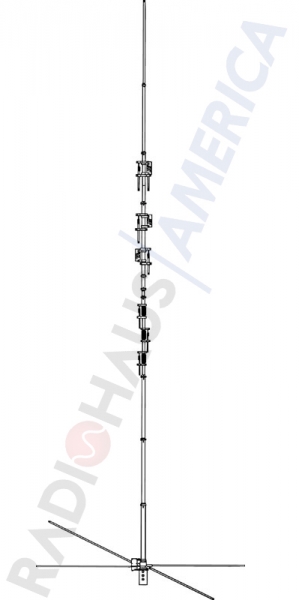 DX-77A 7-band HF vertical, 10/12/15/17/20/30/40M