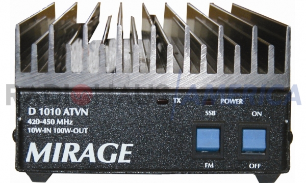 D-1010-ATVN UHF amplifier,10W in-100W out,430-450 MHz