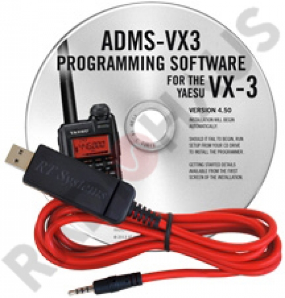 ADMS-VX3 Software e Cabo USB de Programao