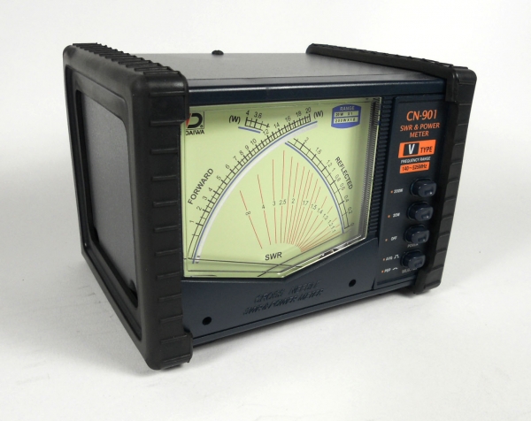 CN-901VN  - Wattmetro/Medidor de ROE (SWR) V/U conector N  Daiwa 