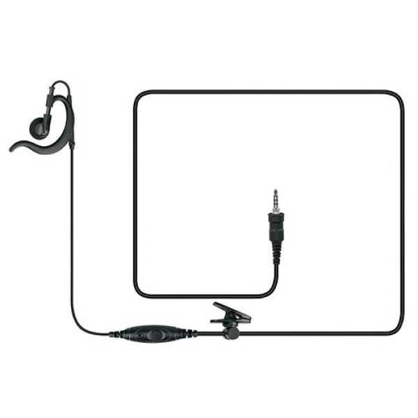 MH-89A4B KIT DE MICROFONE COM FONE DE OUVIDO DE UM FIO PARA VIGILNCIA 