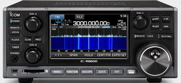 IC-R8600 Receptor Digital Banda Larga 10kHz - 3GHz ICOM