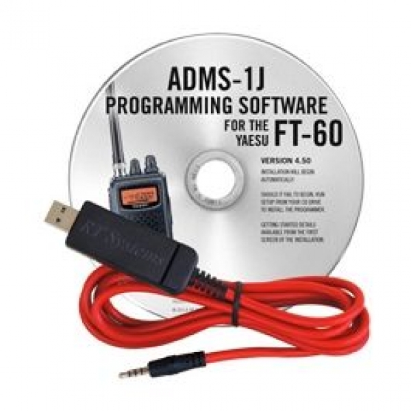 ADMS-1J Software de programao com cabo USB para FT-60R Windows ou Mac OS