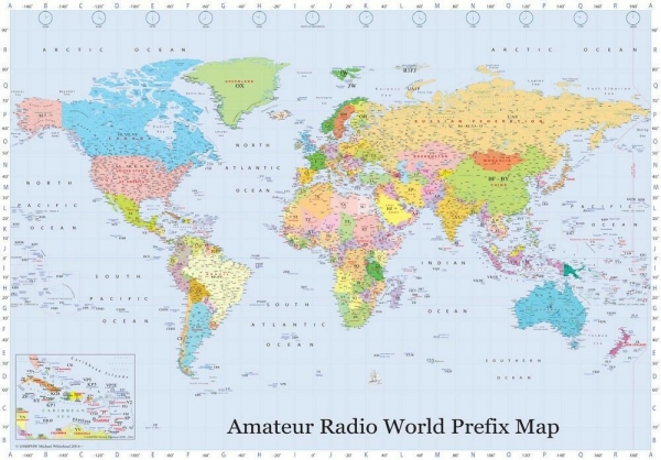 RH-MAP Amateu Radio World Prefixes